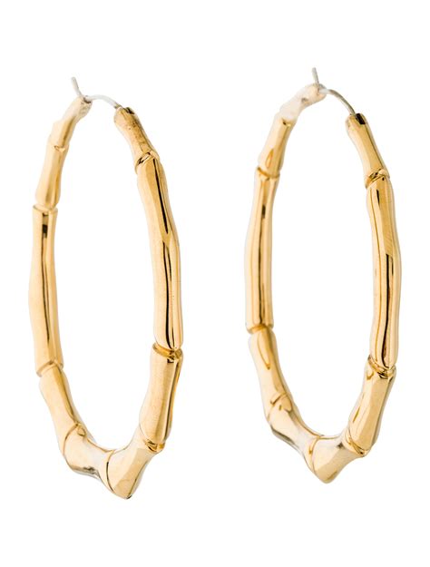 gucci ohrringe gg|Gucci bamboo earrings.